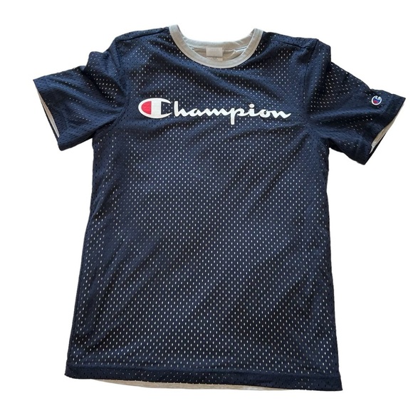 Champion Other - Champion Mesh Men’s Blue Short Sleeve Athletic T Shirt